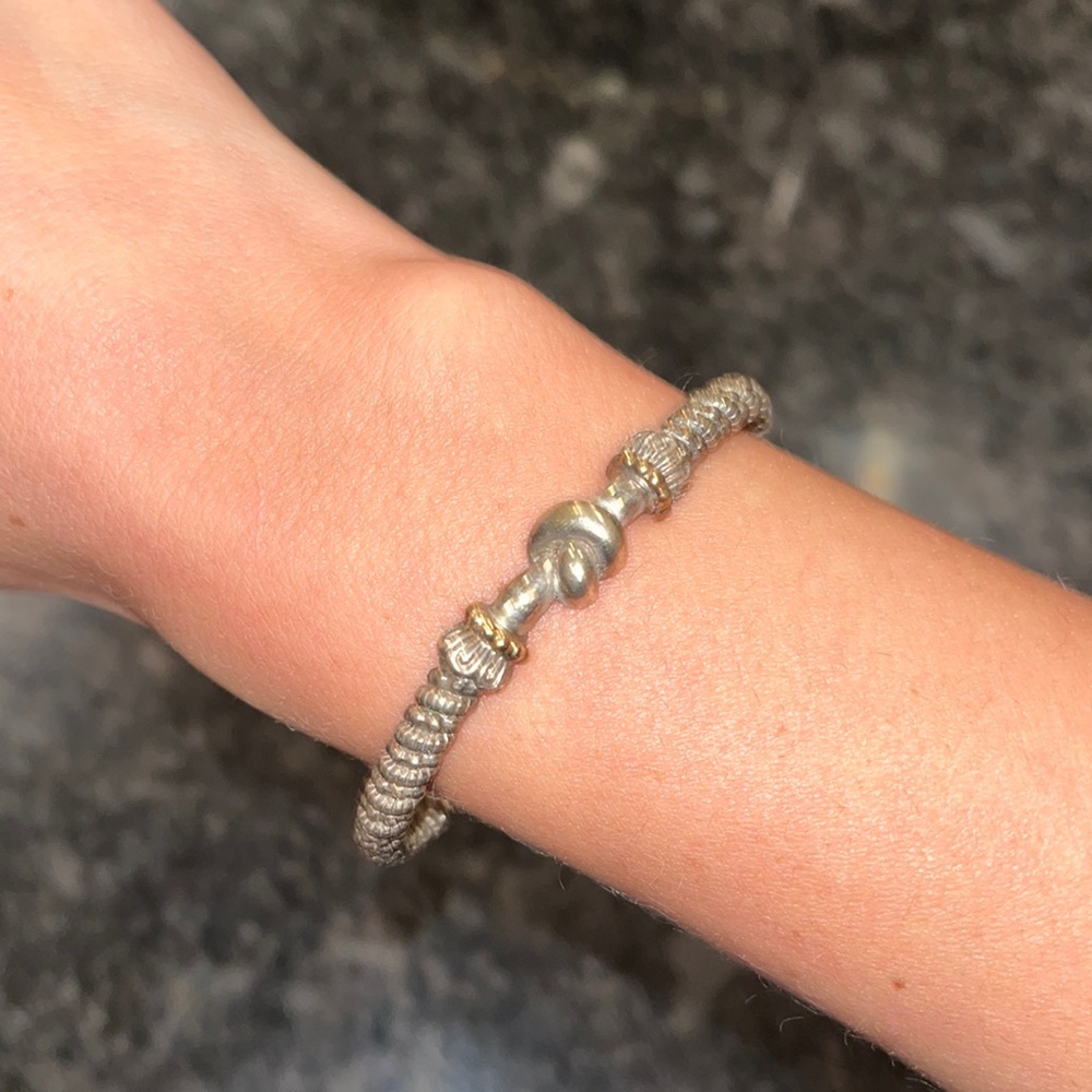 Alwand vahan knot bracelet sterling silver